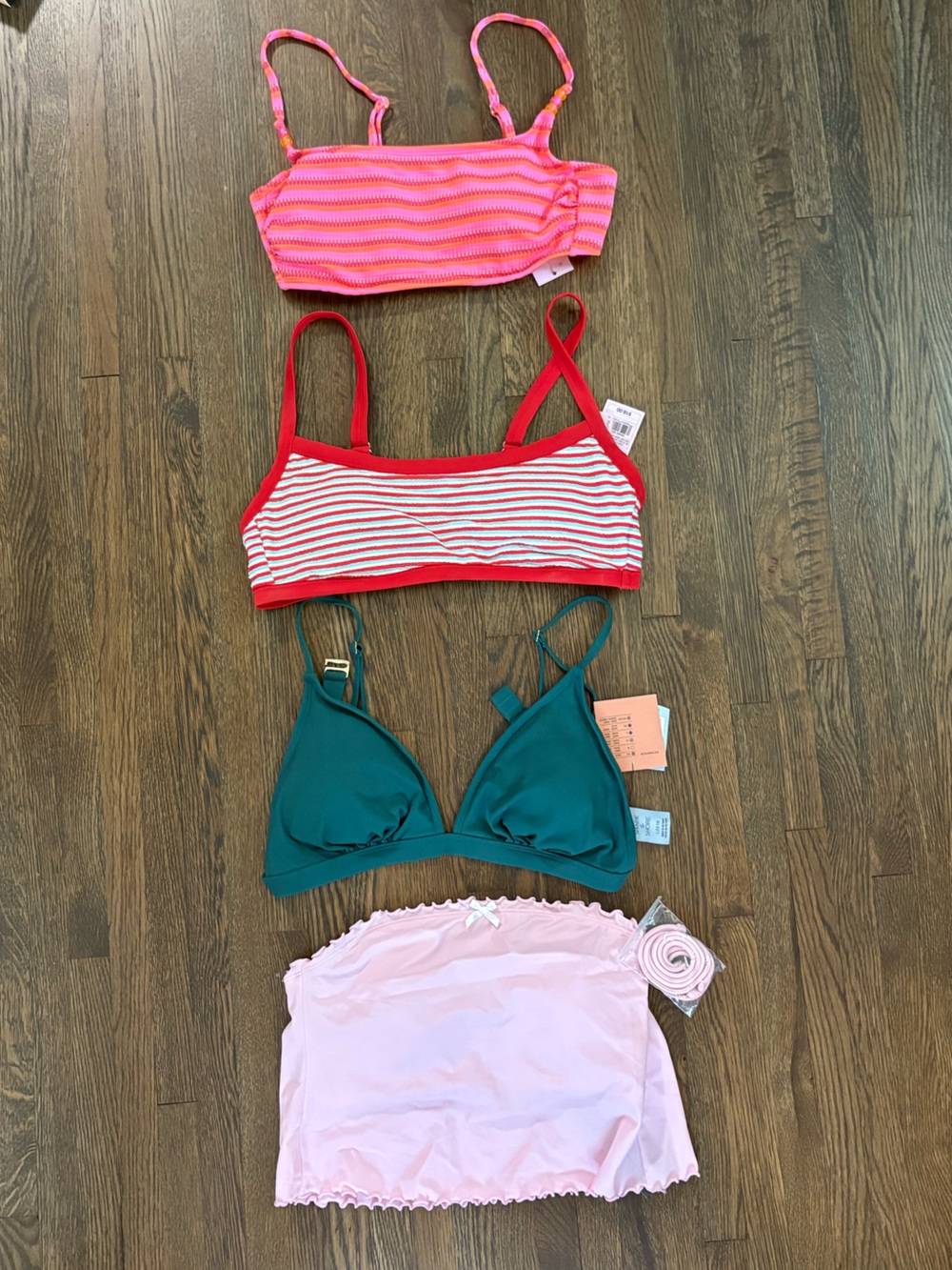 4 Pack Large Swim Tops NWT